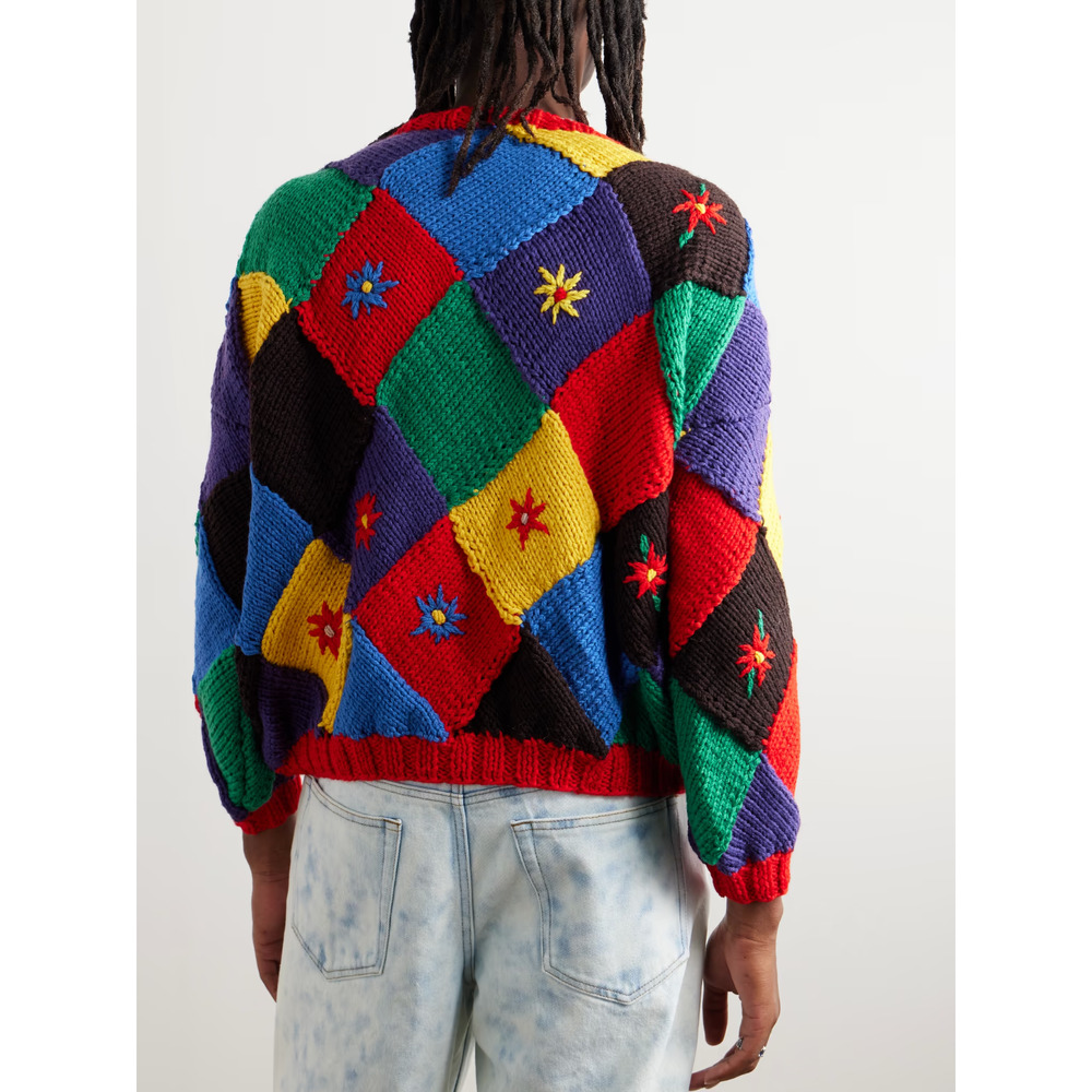 ERL PATCHWORK SWEATER SIZE MEDIUM NWT - image 11